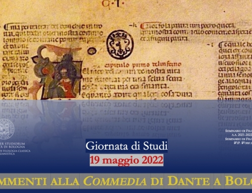 I Commenti alla Commedia di Dante a Bologna – Giornata di Studi